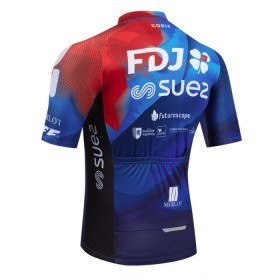 Wielershirt 2024 FDJ Suez Blauw